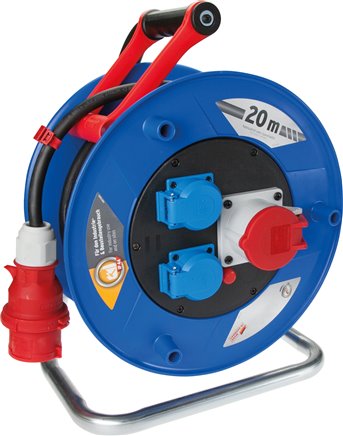 Kabeltrommel 20 mtr., IP44, Standard, BGI 608