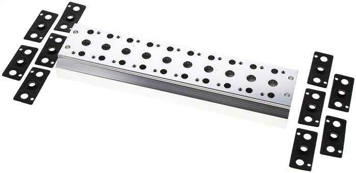 Mehrfachanschlussplatte (10-fach) für 5/2-Wege & 5/3-Wege Ventile zu V 51-10