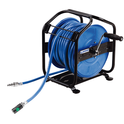 B-WARE Prevost Schlauchaufroller 25 m, offene Trommel DMP1025ES mit Sicherheitskupplung ESI 07