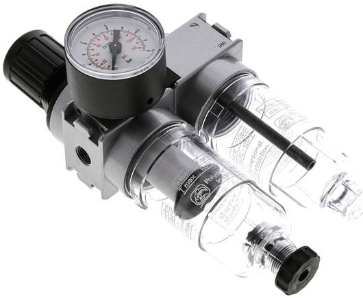 MULTIFIX Wartungseinheit (0), 2-tlg., G 1/8", 0,2 - 6 bar