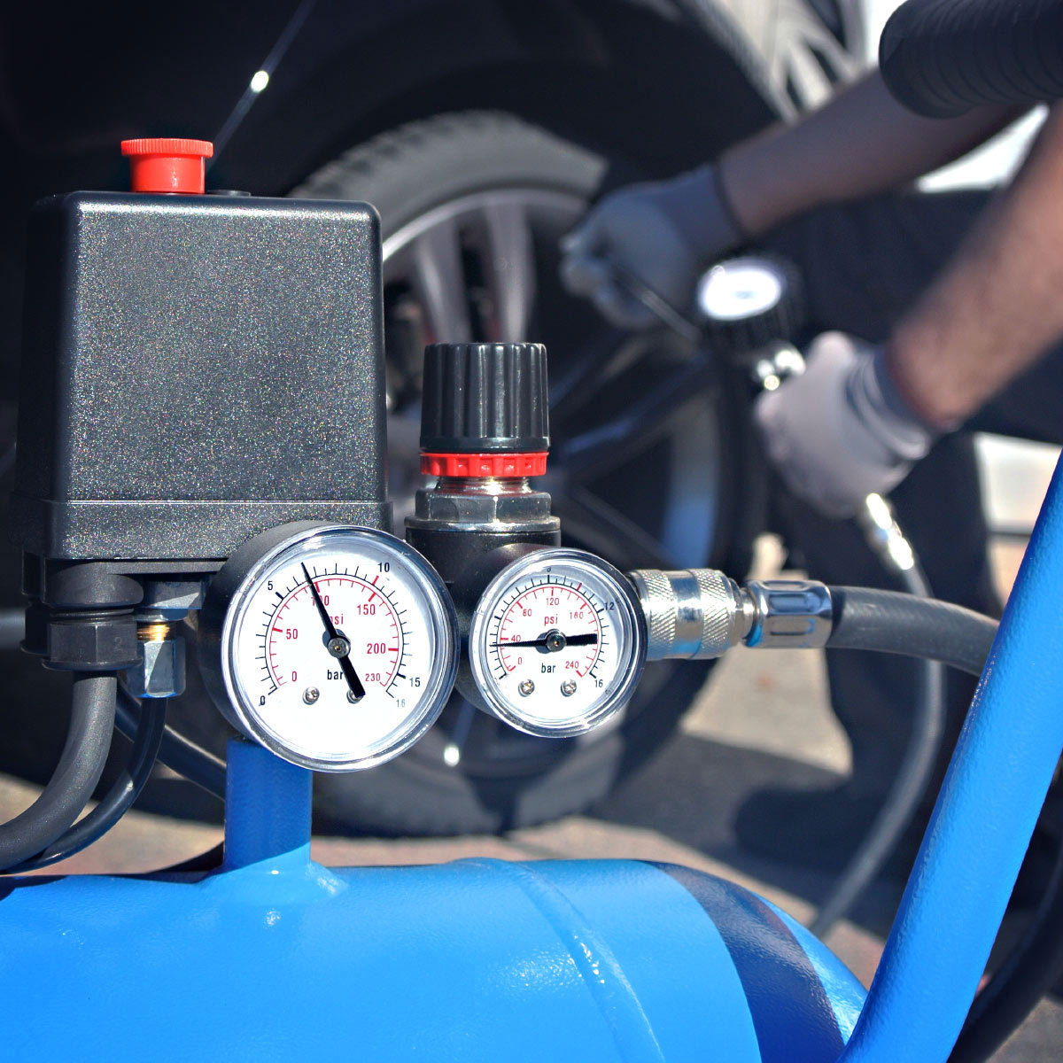 AUSSTELLER ABAC Kompressor MONTECARLO L25P – Der flexible Montagehelfer!