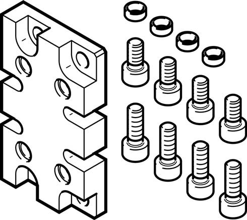 FESTO DHAA-G-G3-16-B11-20 (1278980) Adapterbausatz