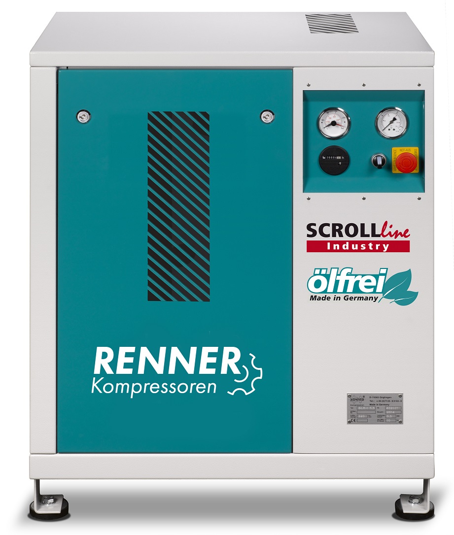 RENNER-Scrollkompressor Industry SL-NEO 7,5 I 10 bar -Ölfrei