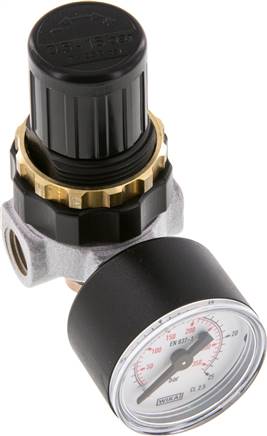 Mini-Druckregler G 1/4", 0,5 - 16 bar