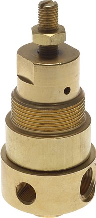 Druckregler, Messing, G 1/4", 1 - 15bar (für CO2), BG0