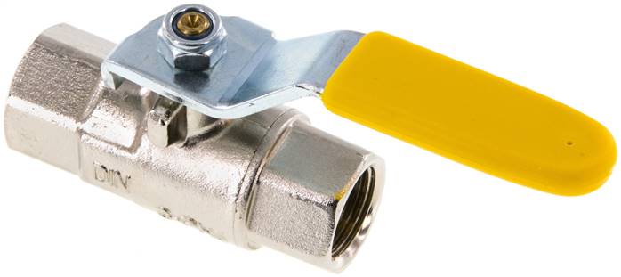 Messing-Kugelhahn, Rp 3/8", 0 bis 10bar, für Sauerstoff (Industrie)