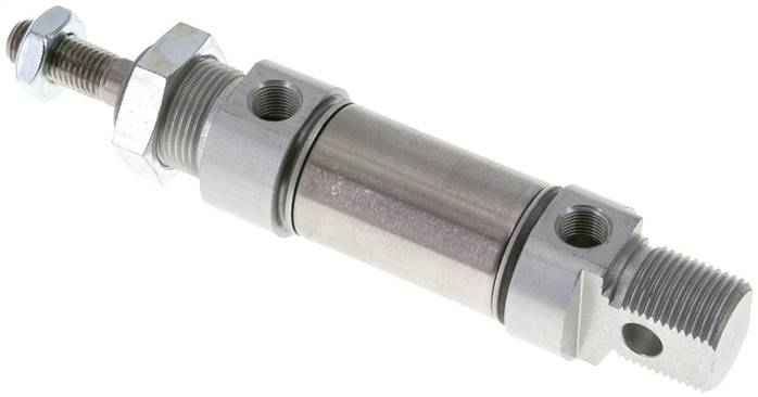 ISO 6432-Zylinder, doppeltwirkend, Kolben 25mm,Hub 10mm