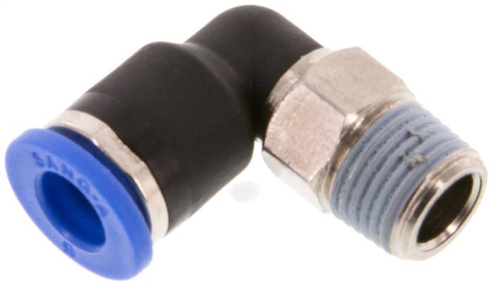 Winkel-Steckanschluss R 1/8"-6mm, IQS-Standard