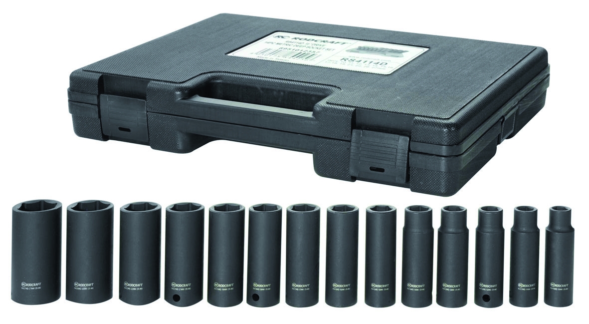 Rodcraft Kraftstecknüsse G1/2, Lang im Set, Modell RS4114D