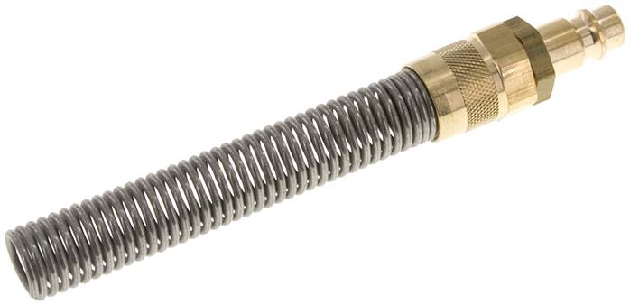 Kupplungsstecker (NW7,2) 12x9mm Schlauch m. Knickschutz