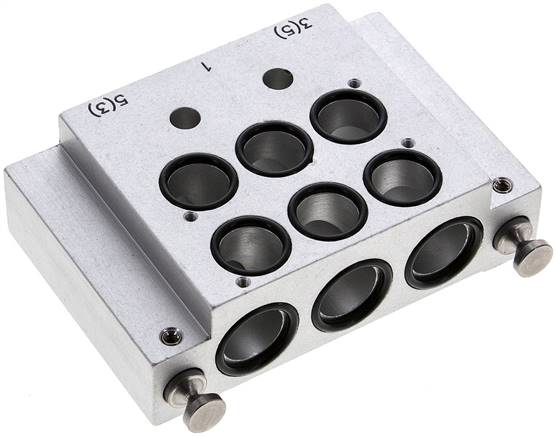 Endplatte mit zwei Ventilplätzen RF 09 E2