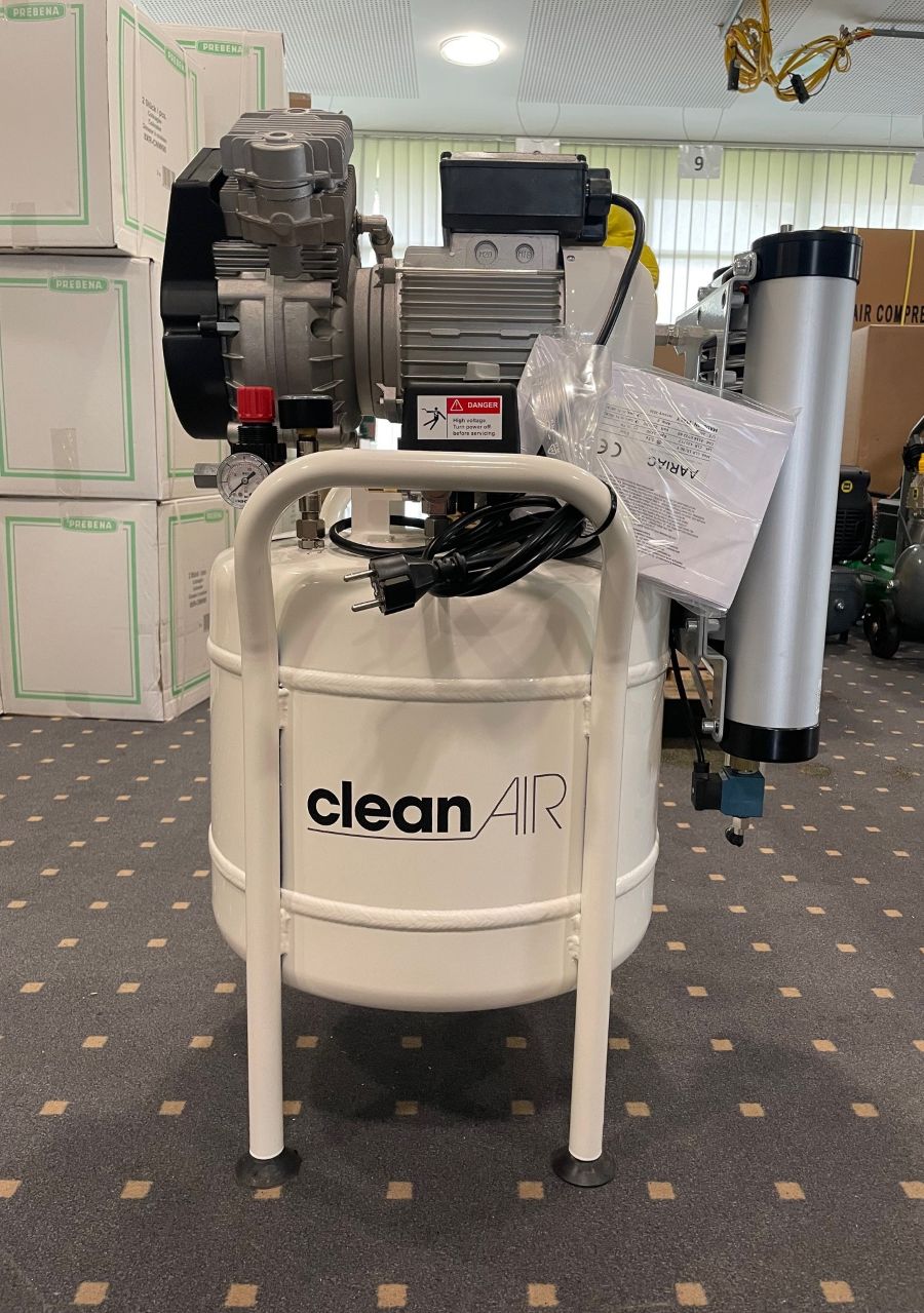 CLEANAIR compressore oil-free CLR 15/50 T 1.5HP 50L (230V)