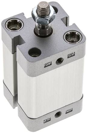 ISO 21287-Zylinder, doppeltw., Kolben 25mm, Hub 25mm, Kolbenstange AG