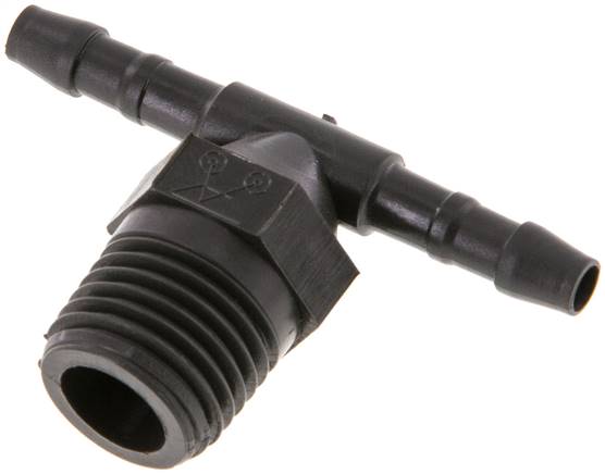 T-Gewindetülle R 1/4"-4mm, PA 6