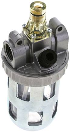 STANDARD-Öler, G 1/2", Standard 2, Kunststoffbehälter mit Schutzkorb