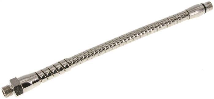 Metall-Kühlmittelschlauch 250mm, G 1/4" M 12 x 1