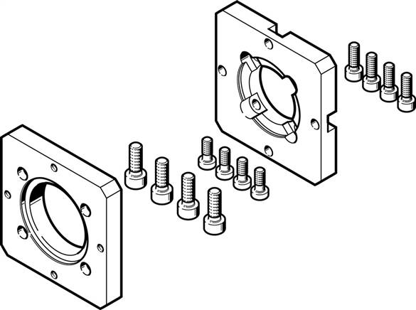 FESTO EAMF-A-38A-40G (1460097) Motorflansch