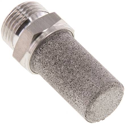 Schalldämpfer G 3/8", Edelstahl