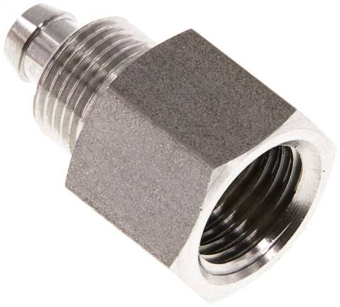 Aufschraub-Gewindestück G 1/4"-8x6mm, 1.4571 ohne Mutter