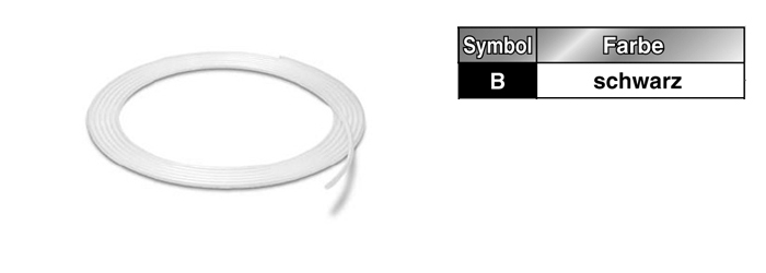 SMC TPH1075B-100 SMC Polyolefin-Schlauch, schwa