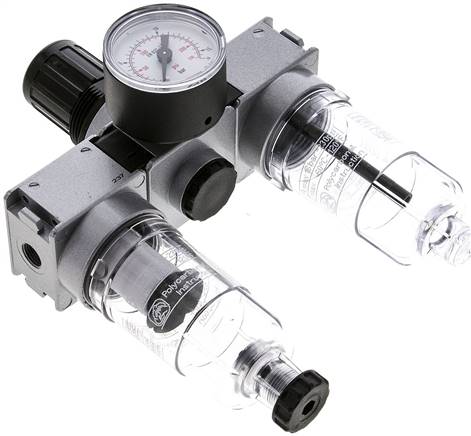 MULTIFIX Wartungseinheit (0), 3-tlg., G 1/8", 0,5 - 10 bar