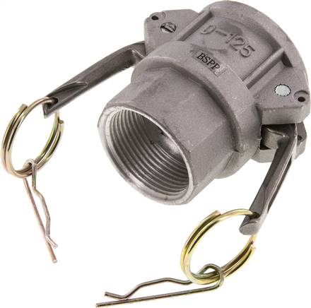 Kamlock-Kupplung (D) Rp 1-1/4"(IG), Aluminium