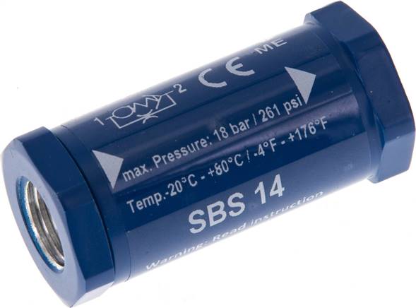 Schlauchbruchsicherung G 1/4" (Innengewinde)