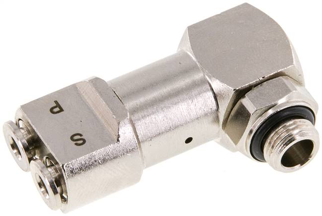 Signalverschraubung G 1/8", pneumatisch, 4 mm (Steckanschluss)