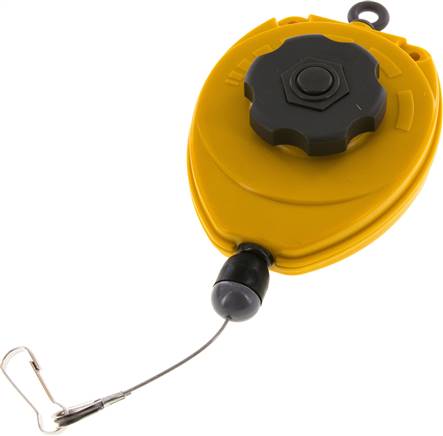 Federzug, 1 - 2 kg, 1,5 mtr. Seil