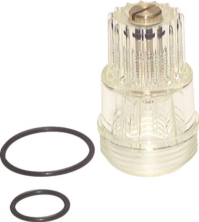 Kombi-Wartungseinheit, G 1/4", 0,5 - 6 bar, Kombi 1, mit Schutzkorb