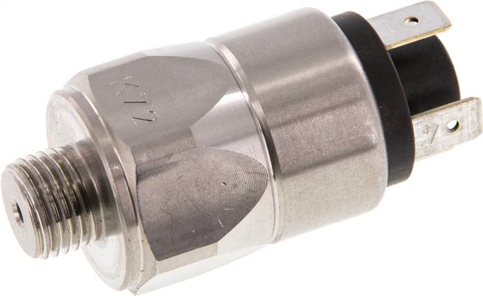 Edelstahl-Druckschalter 10 - 100 bar, G 1/4", Membrane aus EPDM