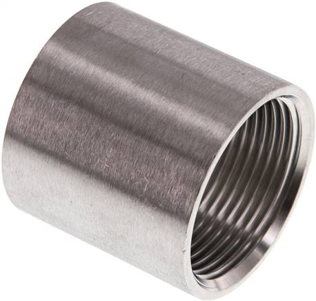 Rundmuffe Rp 1-1/4"-Rp 1-1/4", 1.4408