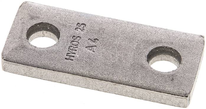 Deckplatte, Edelstahl, Baugröße 2, schwere Baureihe