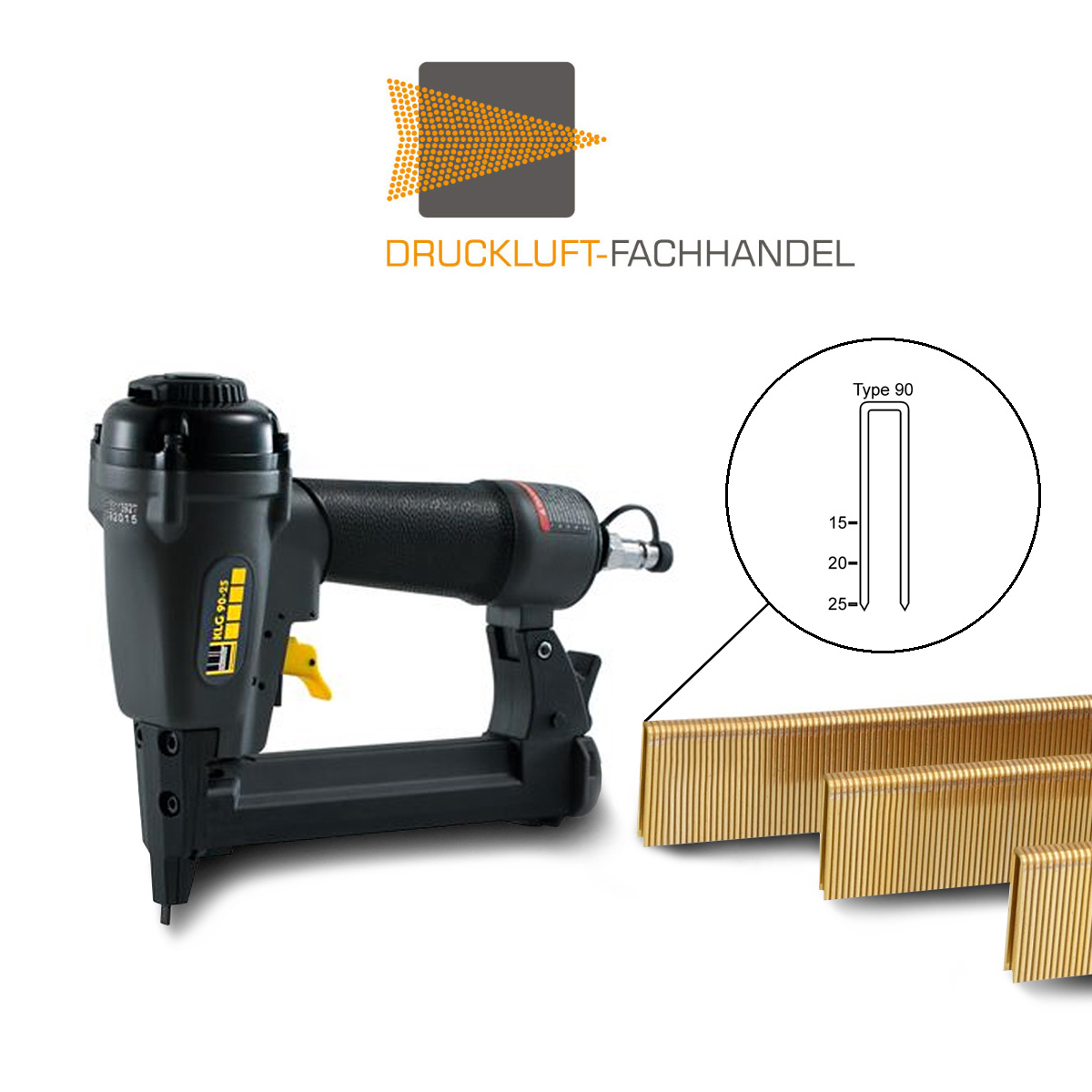 AKTION Schneider-Klammergerät KLG 90-25 DGKD200092 inkl. Heftklammer KL 90/25 CNKH/2000 DGKC420027