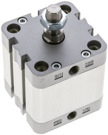 ISO 21287-Zylinder, doppeltw., Kolben 50mm, Hub 25mm, Kolbenstange AG