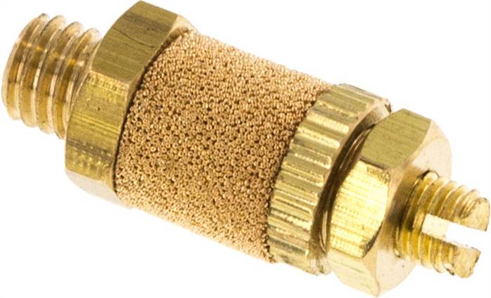 Drosselschalldämpfer M 5, Messing