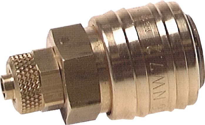Schnellkupplung (NW7,2) 8x6mm Schlauch, Messing