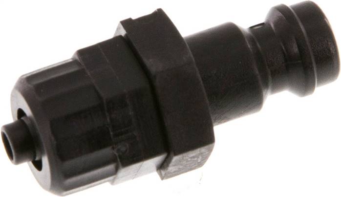 Kupplungsstecker (NW5) 6x4mm Schlauch, POM