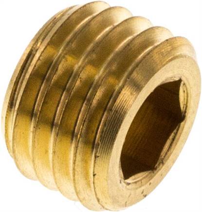 Verschlussstopfen Innenskt. M 12x1,5, Messing