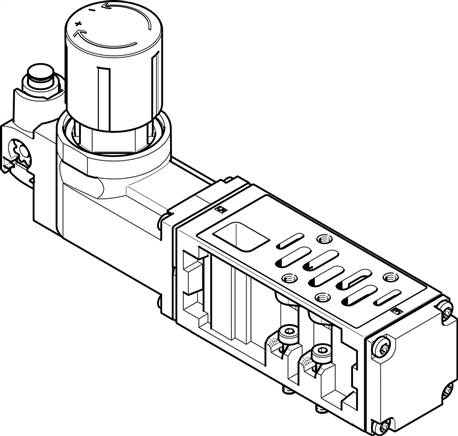 FESTO VABF-S1-2-R7C2-C-10 (555770) Reglerplatte