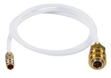 Diffusionsdichte PTFE-Leitung mit Schnellkupplung, Länge 1 m