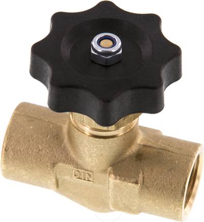 Nadel-Absperrventil, Messing, G 1/2" (IG), -0,9 bis 40bar