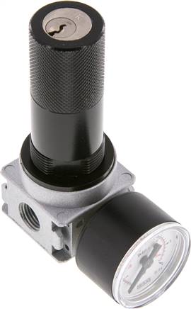 MULTIFIX Druckregler, G 1/4", 0,1 - 3bar, Baureihe 0, 1450 l/min, abschließbar