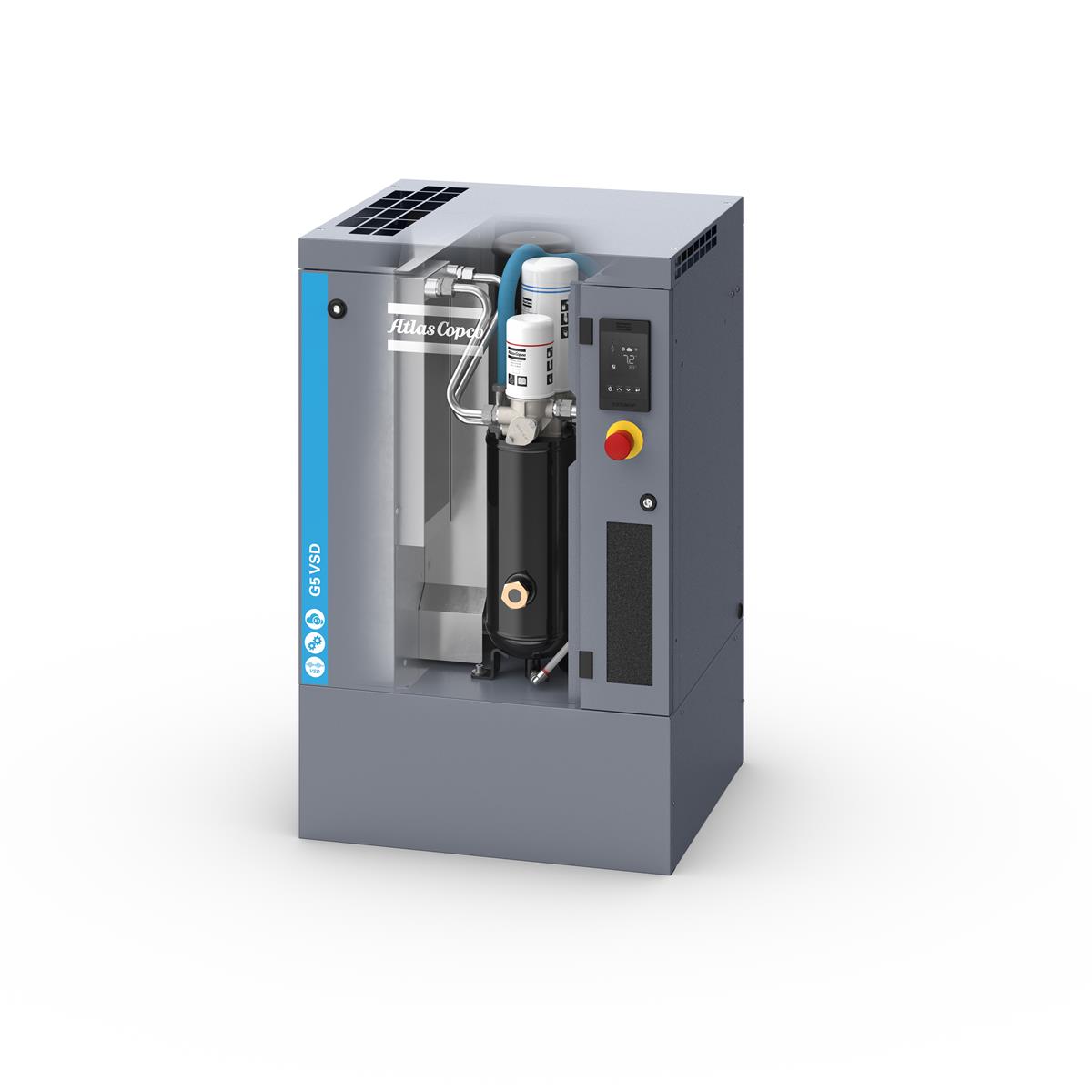 Atlas Copco Schraubenkompressor G5 VSD P-10 FM