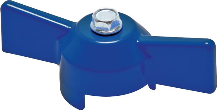 Kombigriff-blau, Größe 1, Knebel (Aluminium lackiert)