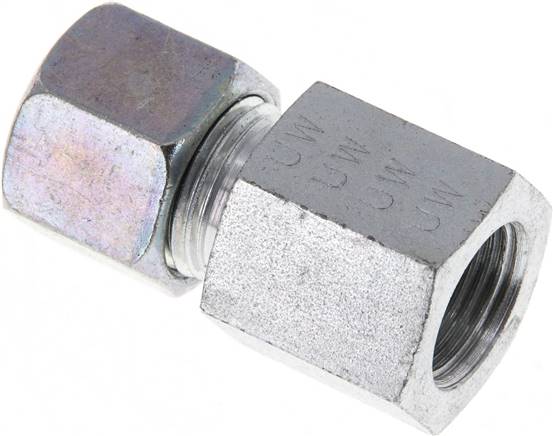 Aufschraub-Schneidringverschr. G 3/8"-10 S (M18x1,5), Stahl verzinkt