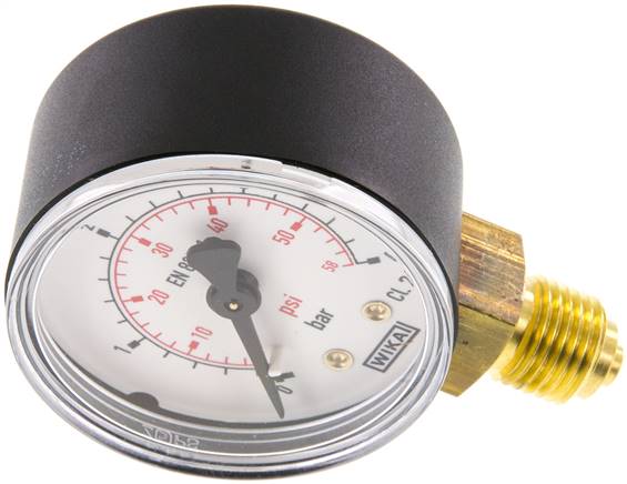 Manometer senkrecht (KU/Ms), 50mm, 0 bis 4 bar, G 1/4"