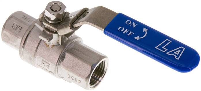 Edelstahl-Kugelhahn, Eco-Line, G 1/2", 0 bis 63bar