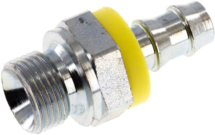 Steckanschluss G 3/8" AG (60° Konus), 9,5mm GSP-Schlauch