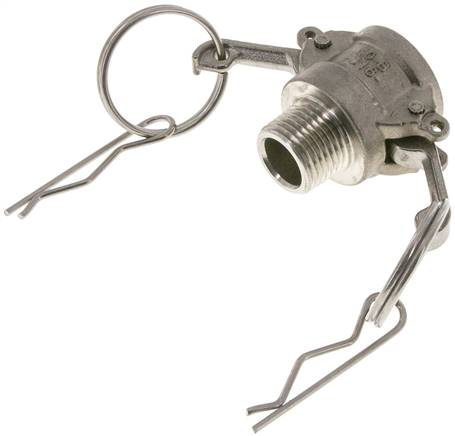 Kamlock-Kupplung (B) NPT 1/2"(AG), Edelstahl (1.4408)